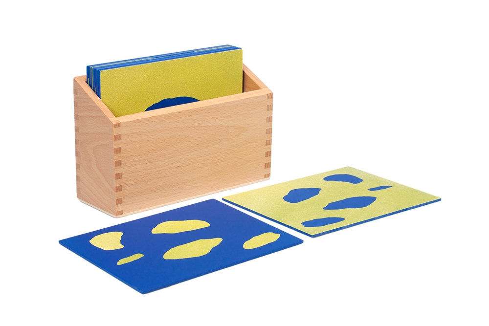 Montessori: Sandpaper Land and Water Form Cards