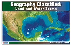 Montessori: Geography Classified Nomenclature Cards