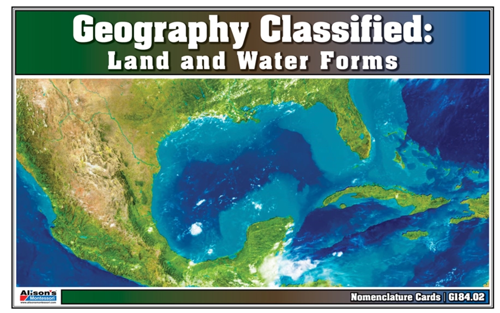 Geography Classified Nomenclature Cards (Printed) 