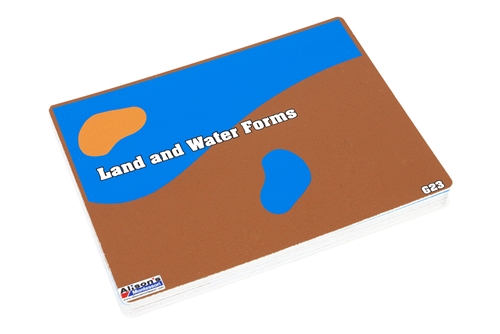 Plastic Land and Water Form Cards