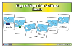 Flags and Maps of Caribbean Islands (Printed)