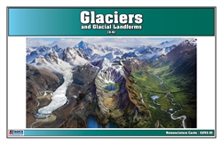 Glaciers and Glacial Landforms Nomenclature Cards (3-6) (Printed)