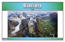 Glaciers and Glacial Landforms Nomenclature Cards (6-9) (Printed)