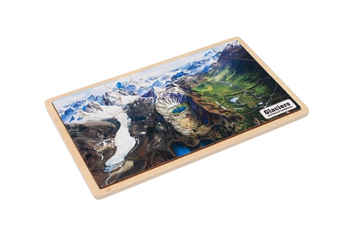 Glaciers and Glacial Landforms Puzzle with Nomenclature Cards (3-6) (Printed)