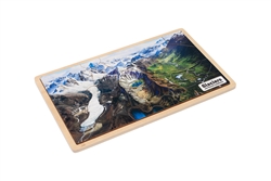 Glaciers and Glacial Landforms Puzzle with Nomenclature Cards (6-9) (Printed)