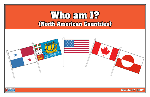 Who Am I? North American Countries (Printed)