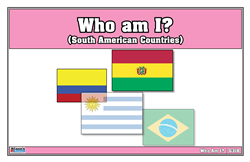 Who Am I? South American Countries (Printed)
