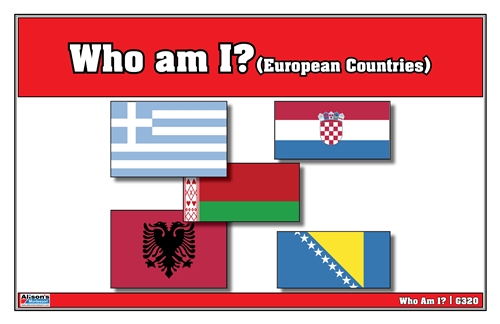 Who Am I? European Countries (Printed)