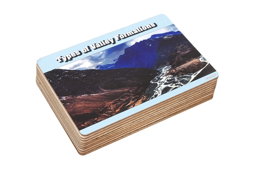Types of Valley Formation Puzzle with Nomenclature Cards (Printed)