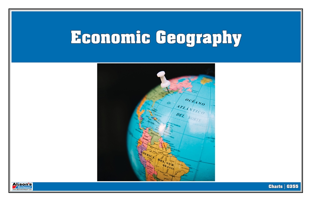Economic Geography (Printed, Laminated & Cut)