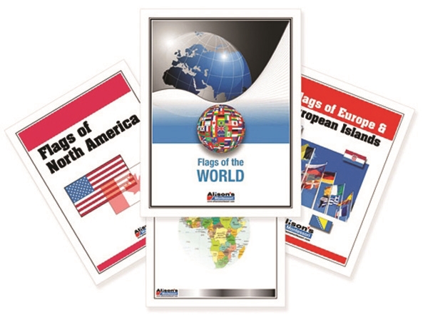  Flags of the World Nomenclature Cards