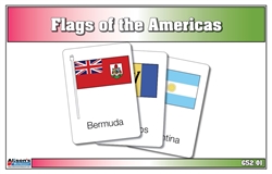 Flags of the Americas Three Part Cards (Printed)