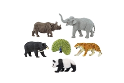 Asian Animals to Cards Matching