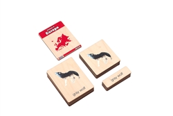 Animals of Europe Wooden Nomenclature Cards (3-6) (Printed)