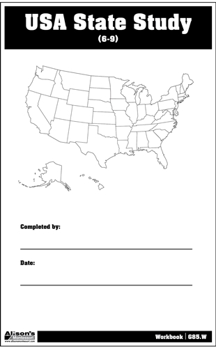 USA State Study Workbook