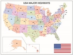 USA Major Highways Study Control Chart