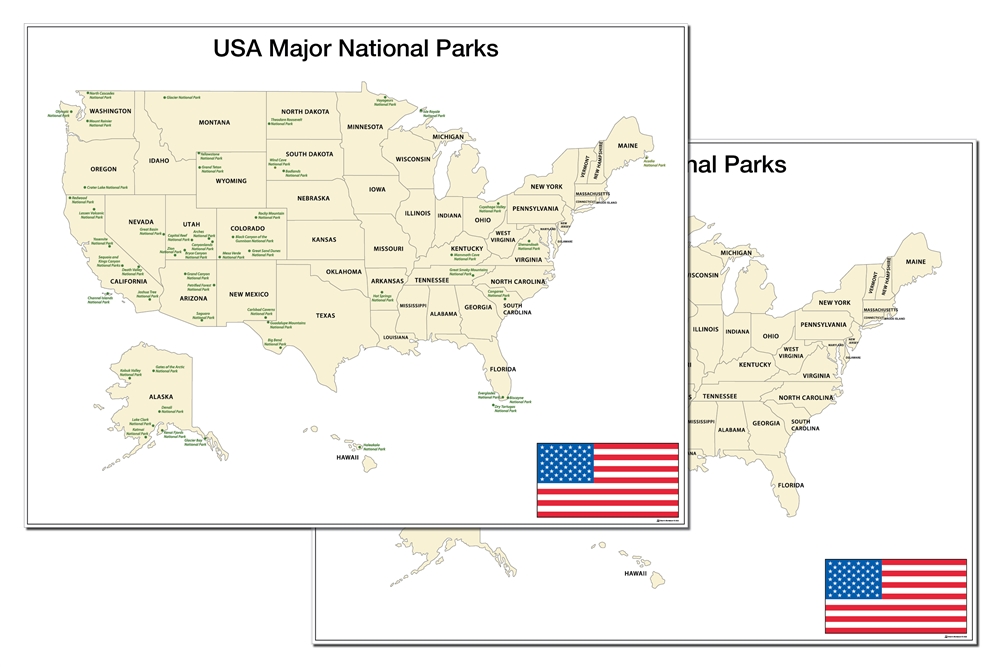 USA Major National Parks Study - Complete Set