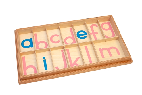 Montessori Materials Large Movable Alphabet Box Only