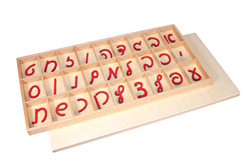 Small Movable Alphabets: Cursive, Hebrew
