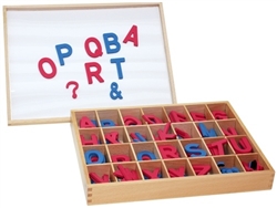 Magnetic Uppercase Movable Alphabets with Box