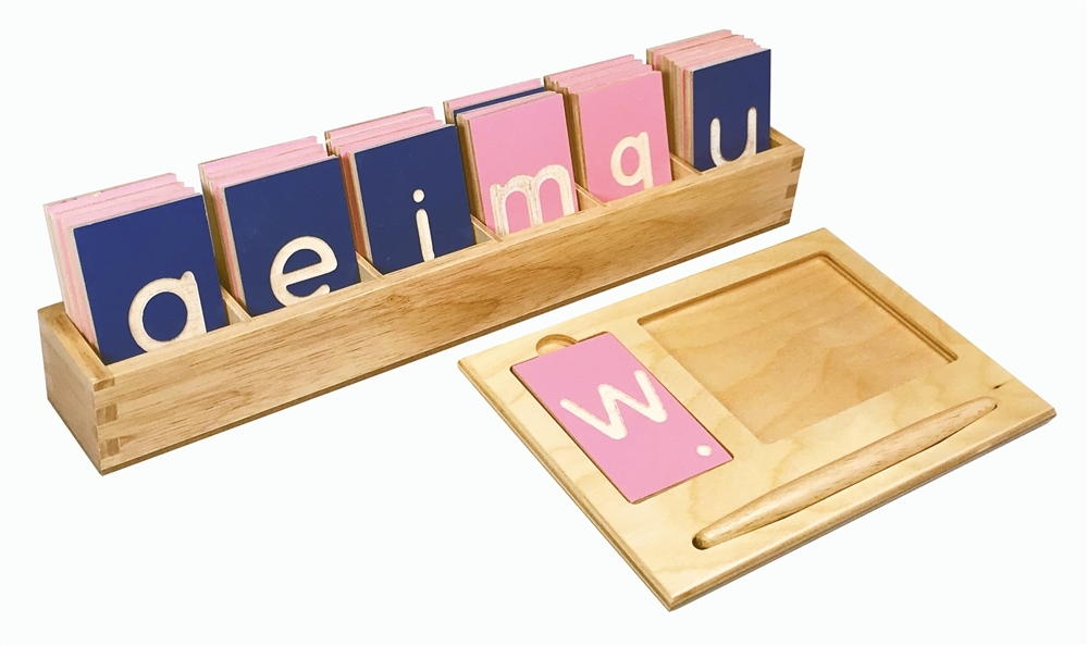 Montessori Materials: Lowercase Print Tracing Board