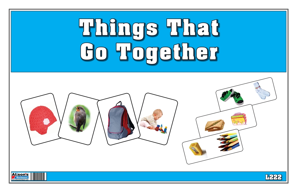 Things That Go Together(Printed, Laminated & Cut)