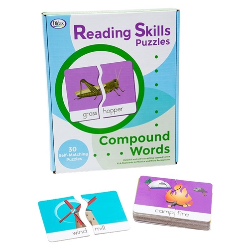 Reading Skills Puzzles: Compound Words