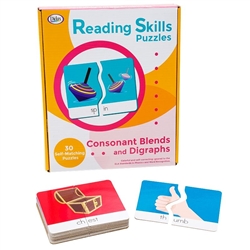 Reading Skills Puzzles: Consonant Blends and Digraphs
