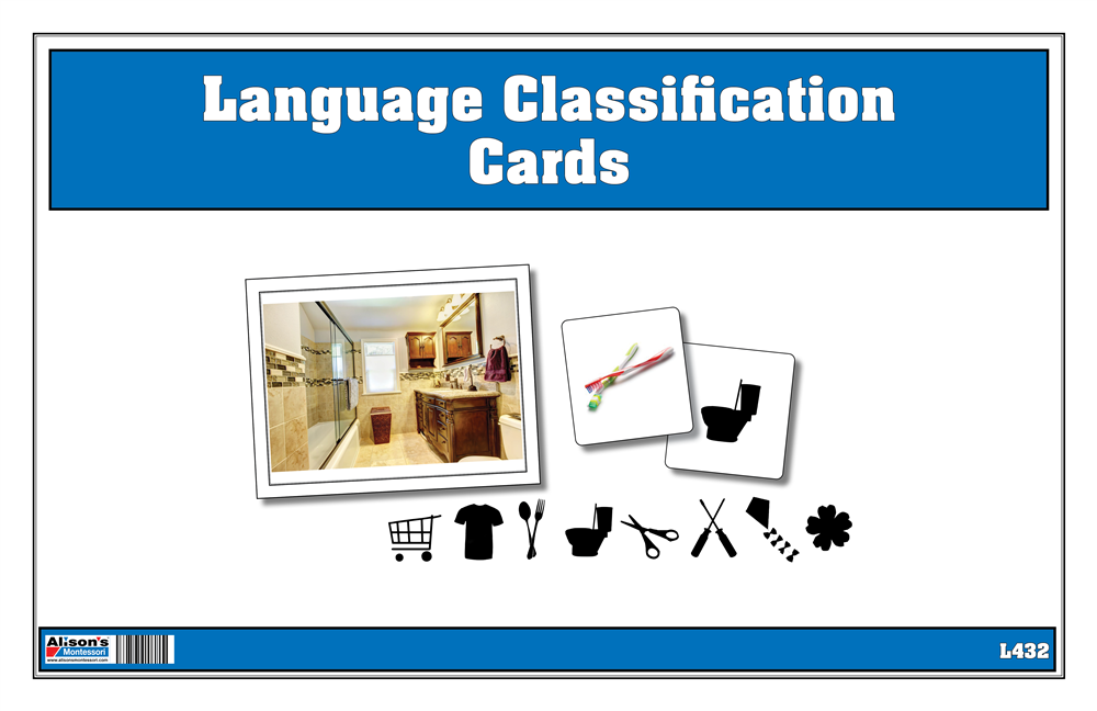 Language Classification Cards (Printed, Laminated and Cut)