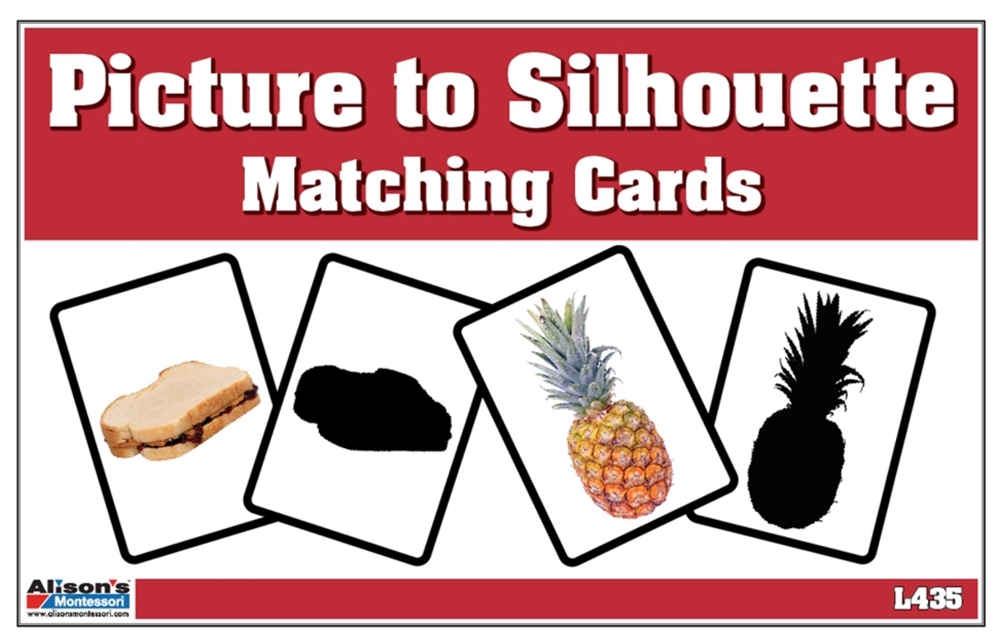 Picture to Silhouette Matching (Printed, Laminated and Cut)