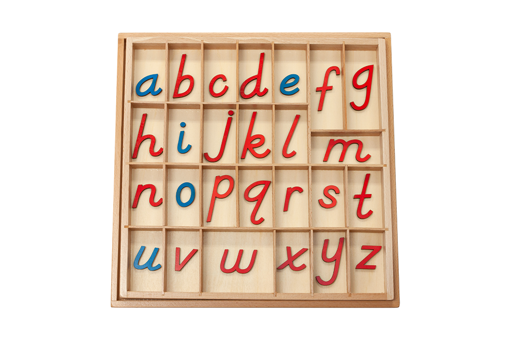 Montessori Movable Alphabet, Montessori Wood Alphabet