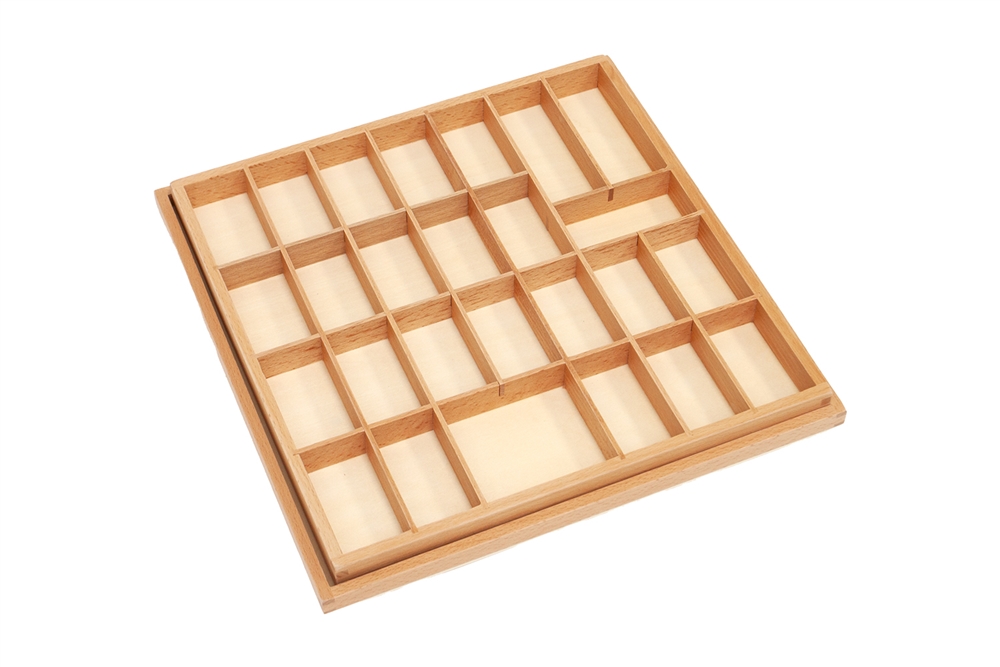 Montessori Materials: Box for Small Movable Alphabets: D'Nealian