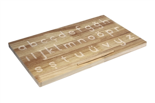 Turkish Alphabets Tracing Board: Lowercase Print