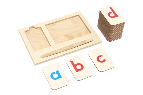 Wooden Raised Alphabet Tiles - Print