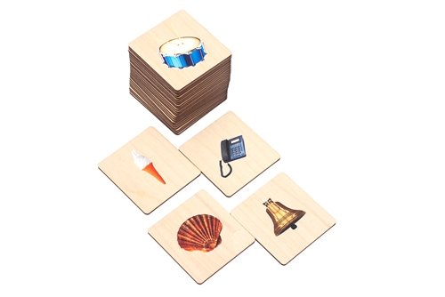 Wooden Rhyming Cards