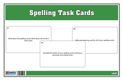 Spelling Task Cards (Printed)