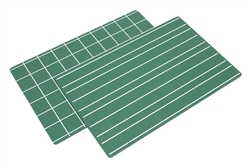 Double Line Green Boards (2 Pieces)