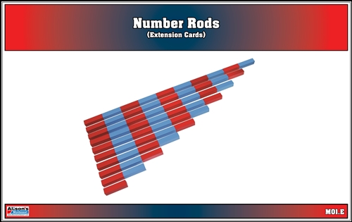 Number Rods - (Extension Cards)