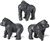 Montessori Materials: Good Luck Minis Gorillas