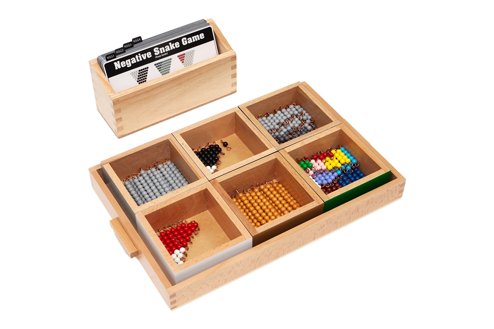 Negative Number Snake Montessori Materials: Negative Subtraction Snake Game - Complete Set ...