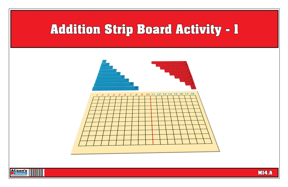 Montessori: Addition Strip Board Activity-1