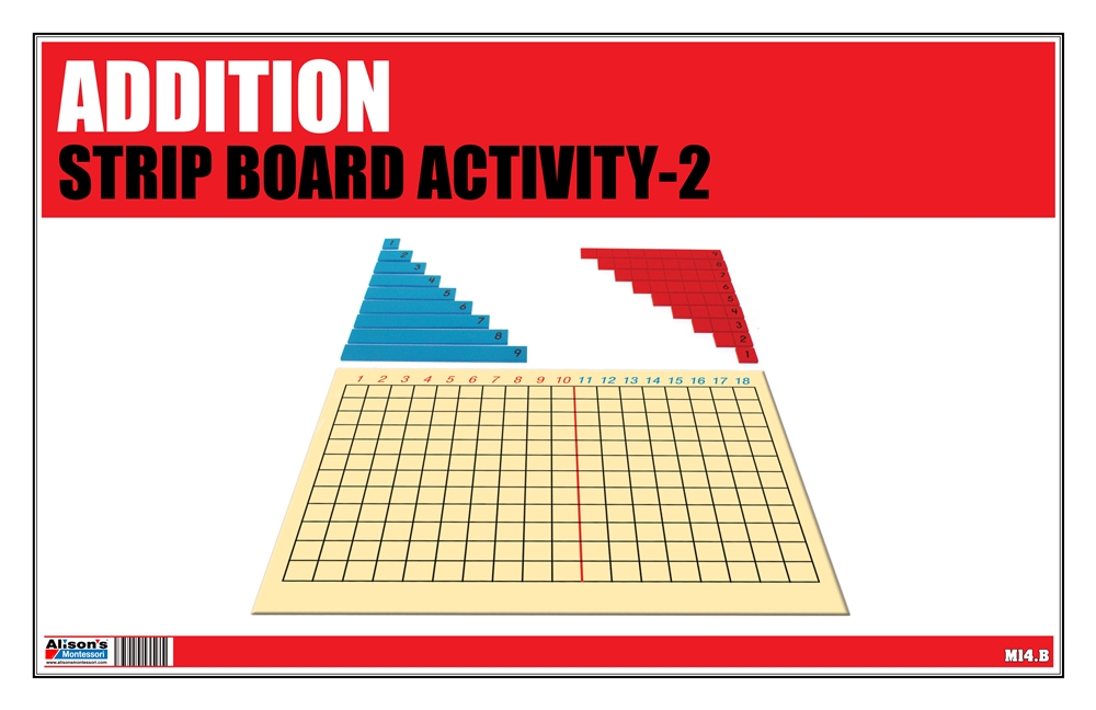 Montessori: Addition Strip Board Activity-2 (Printed)