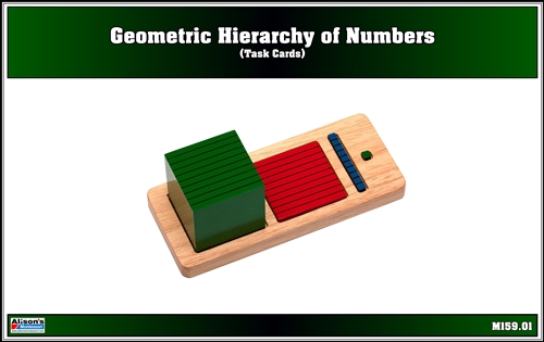 Geometric Hierarchy of Numbers Task Cards (Printed)