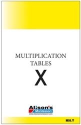 Multiplication Tables (Printed)