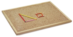 Cork Workboard For Geometry Sticks