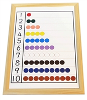 Color Bead Chart (Framed)