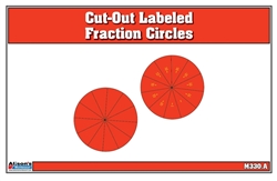 Cut-Out Labeled Fraction Circles (11-20)