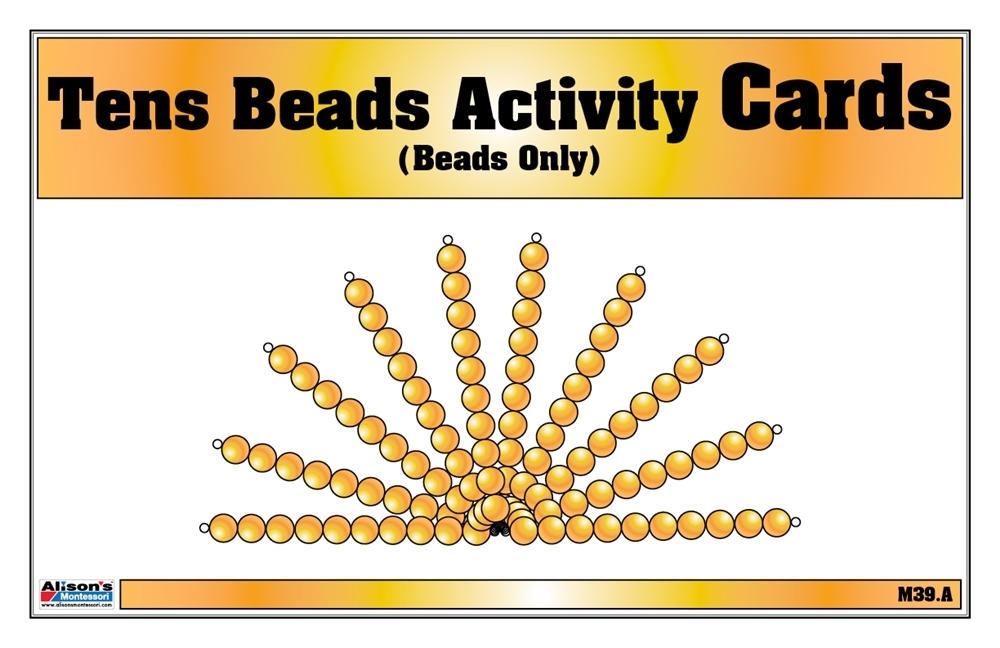  Tens Beads Activity Cards