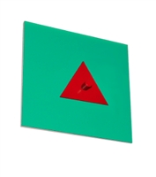 Small Triangle Metal Inset