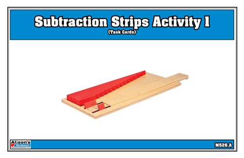 Subtraction Strips Activity 1  (Task Cards)